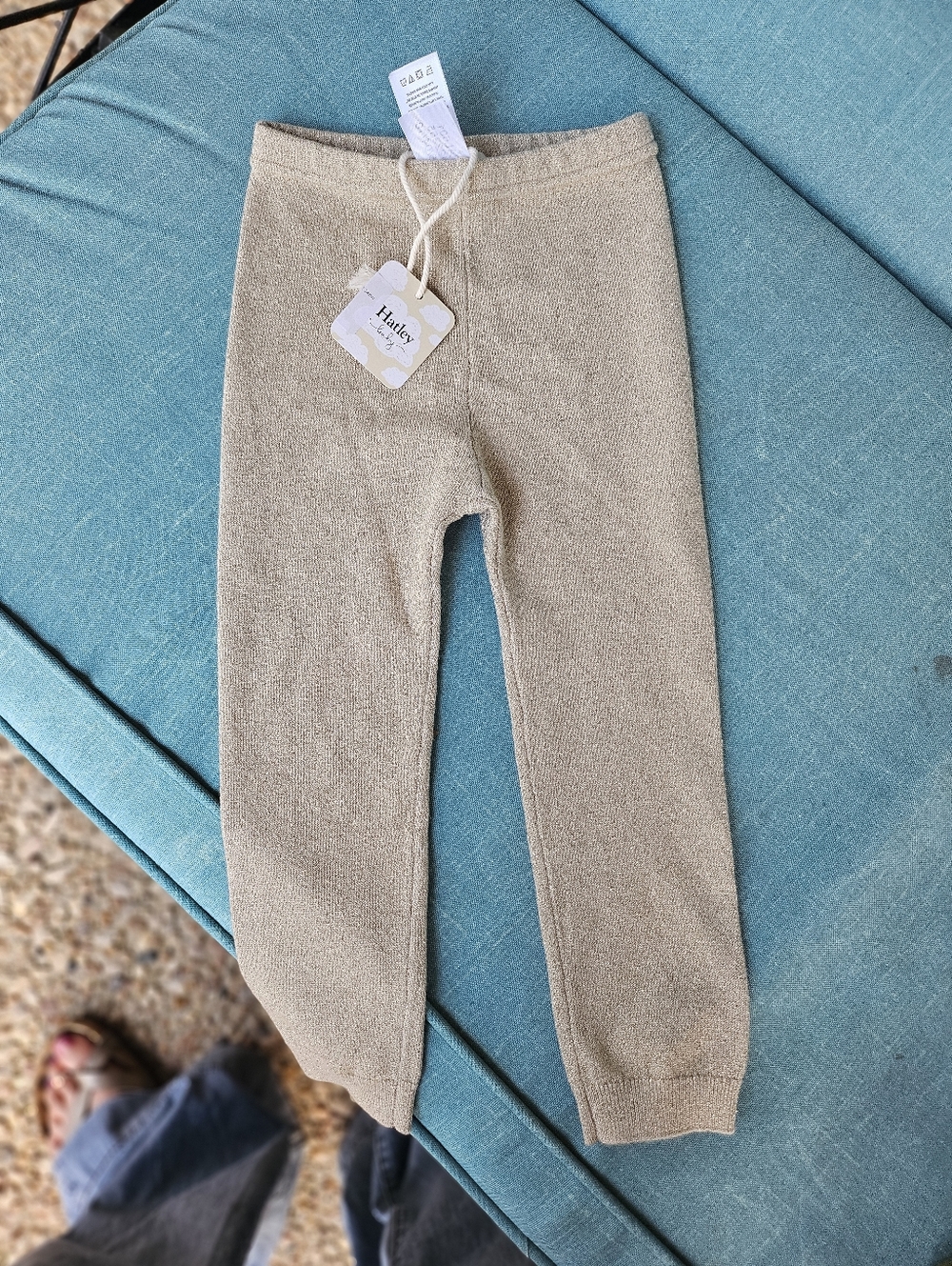 New W Tag Hatley Baby Gold Glitter Metallic Baby Leggings 12-24 Mos
